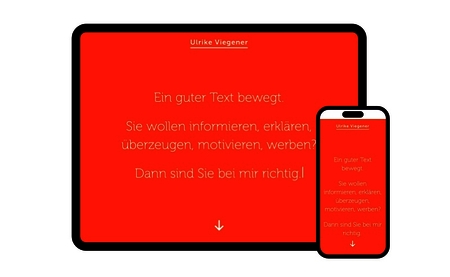 Ulrike Viegener: Portfolio-Website