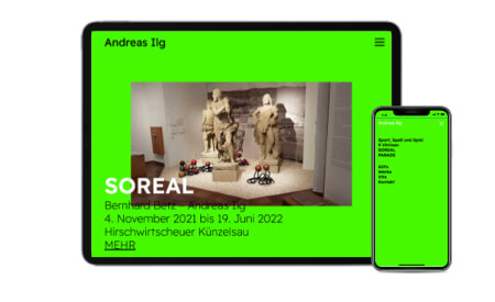 Andreas Ilg: Portfolio-Website