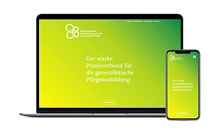 Überregionaler Ausbildungsverbund innovativer Pflege: Microsite