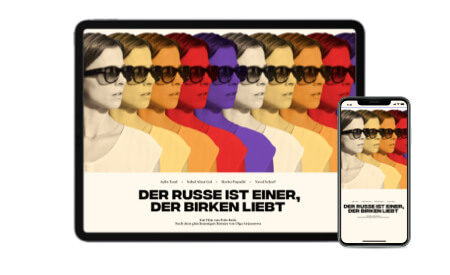 Der Russe ist einer, der Birken liebt – ein Film von Pola Beck: Konzept, Design und Realisierung der offiziellen Website