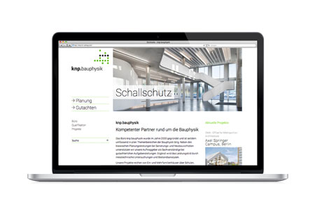 knp.bauphysik Ingenieurgesellschaft: Website