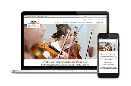 Landesakademie Ochsenhausen: Responsive Website