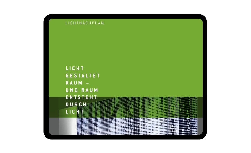 Lichtnachplan: Website für Lichtplanung