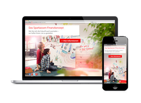 Ostdeutscher Sparkassenverband: Landingpages im Responsive Design