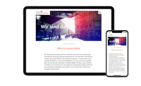 Verband öffentlicher Versicherer: Relaunch Website mit Processwire