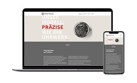 VöV Rück: Realisierung einer Corporate-Website mit Wordpress